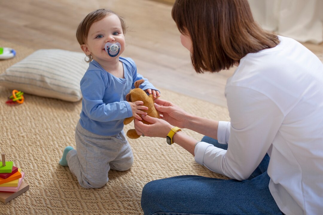 medium shot mother baby home 23 2149320463